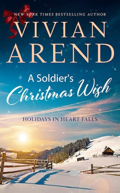 Book cover for A Soldier's Christmas Wish by Vivian Arend