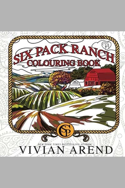 Book cover for Six Pack Ranch Colouring Book by Vivian Arend