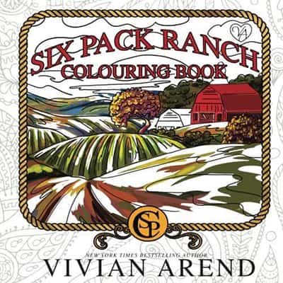 Book cover for Six Pack Ranch Colouring Book by Vivian Arend